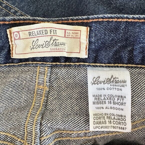 NWT Levi’s Relaxed Straight Fit Size 16 Short Y2K Vintage 2003 - Picture 8 of 11